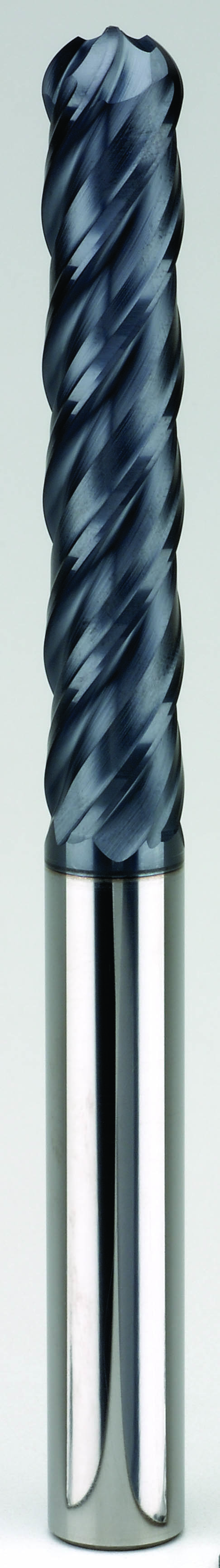 1/4" Dia, 4 Flute, Ball Nose End Mill - 70448